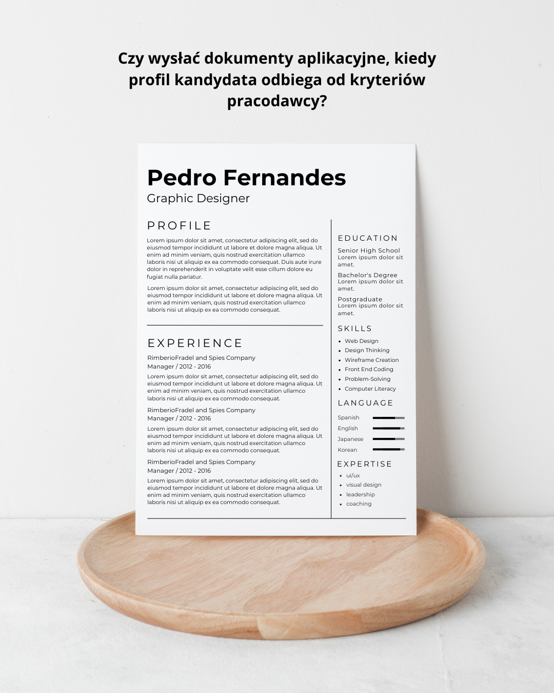 Początkowe kroki w rekrutacji rodzą dylematy. Czy wysłać dokumenty aplikacyjne, kiedy profil kandydata odbiega od kryteriów pracodawcy?